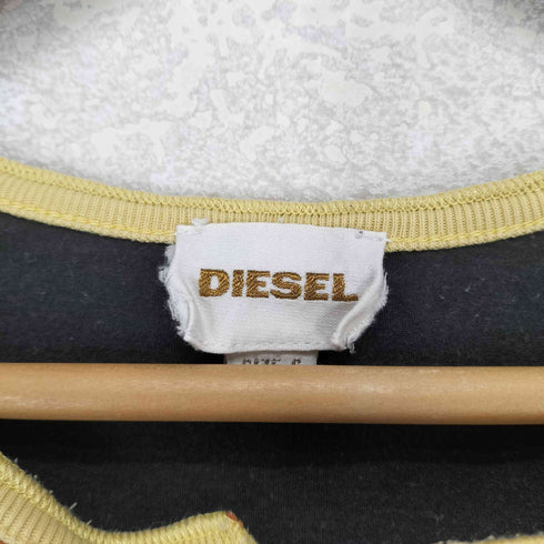 ディーゼル DIESEL レイヤードデザイン L/S ヘンリーネック Tシャツ メンズ import:S