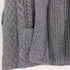 CARRAIGDONN アイルランド製 メリノウール ケーブル編み ボタンレスカーディガン メンズ import:S