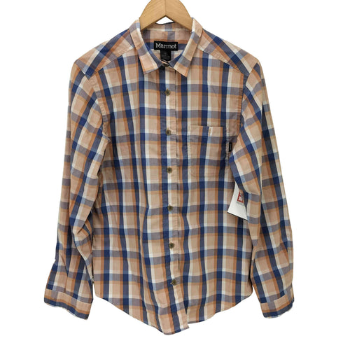 マーモット MARMOT Plain プレイン チェック長袖シャツ レディース JPN:L