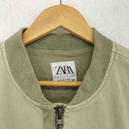 ザラ ZARA MA-1 ミリタリージャケット メンズ import:L