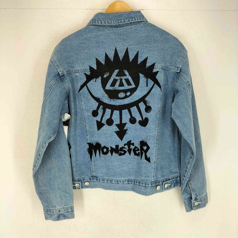MONSTER 両面プリント デニムジャケット メンズ JPN:S
