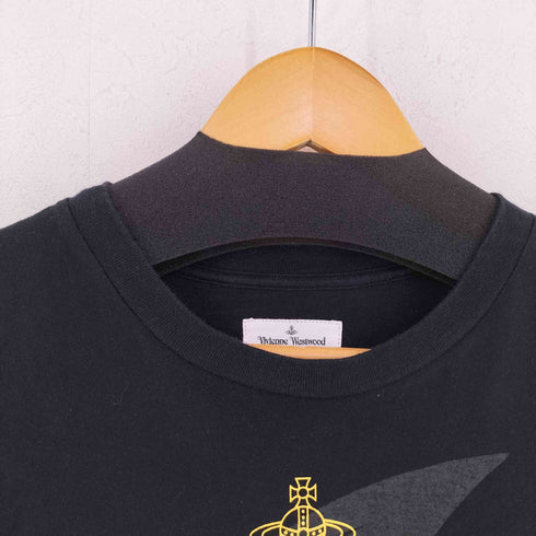 ヴィヴィアンウエストウッド アングロマニア Vivienne Westwood ANGLOMANIA ロゴプリント Tシャツ メンズ 40
