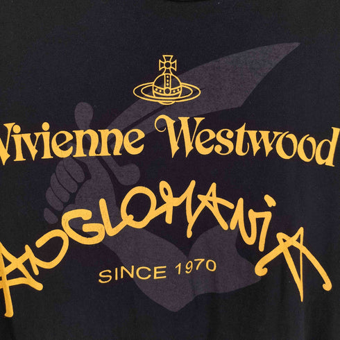 ヴィヴィアンウエストウッド アングロマニア Vivienne Westwood ANGLOMANIA ロゴプリント Tシャツ メンズ 40
