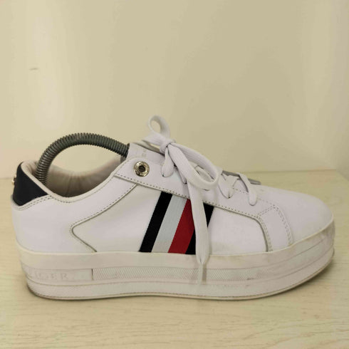 トミーヒルフィガー TOMMY HILFIGER プラットフォームカップソールスニーカー レディース 25.5cm