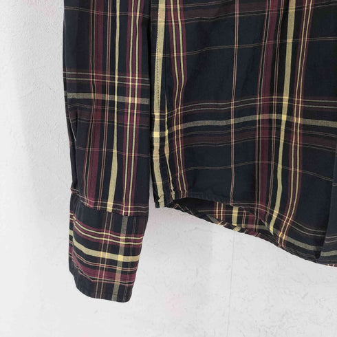ヴィヴィアンウエストウッドマン Vivienne Westwood MAN ロゴ刺繍 変形デザイン チェック オジーク シャツ メンズ 44
