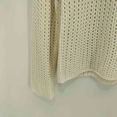 ロクビューティーアンドユースユナイテッドアローズ 6 BEAUTY & YOUTH UNITED ARROWS 21SS MESH LONG SLEEVE KNIT レディース