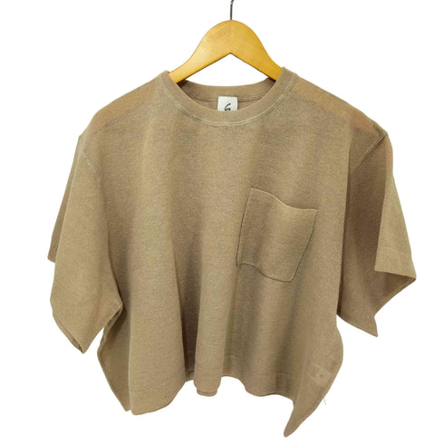 ロクビューティーアンドユースユナイテッドアローズ 6 BEAUTY & YOUTH UNITED ARROWS 21SS SHORT WIDE KNIT PULLOVER レディース