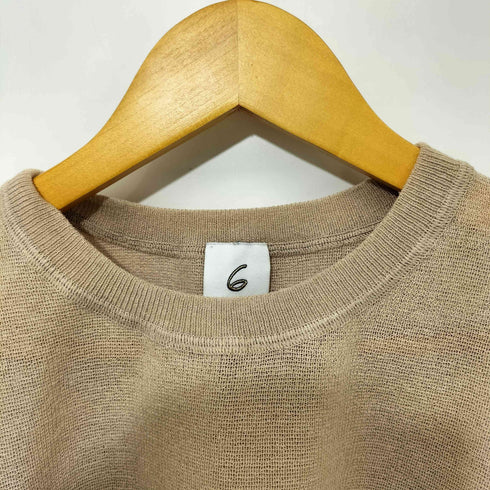 ロクビューティーアンドユースユナイテッドアローズ 6 BEAUTY & YOUTH UNITED ARROWS 21SS SHORT WIDE KNIT PULLOVER レディース