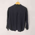 BLUE WILLOW リネンコットン ヘリンボーン バンドカラーシャツ レディース