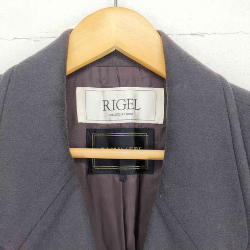 PURE CASHMERE ダブルチェスターコート メンズ