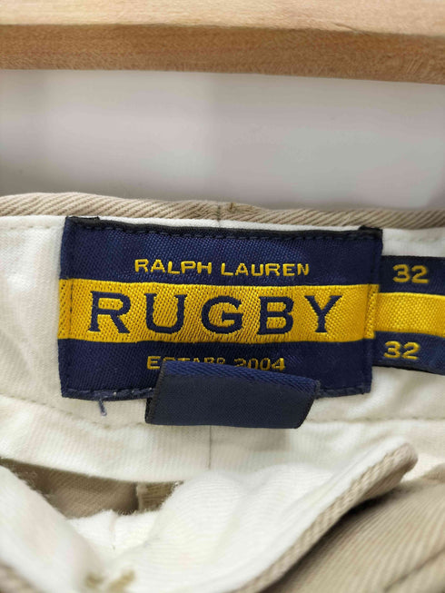 ラグビーラルフローレン Rugby Ralph Lauren スカル ドクロ 総柄 刺繍 IDEALジップ コットンツイル チノ パンツ メンズ 32