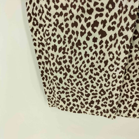 ロクビューティーアンドユースユナイテッドアローズ 6 BEAUTY & YOUTH UNITED ARROWS LEOPARD PRINT PANTS レディース JPN:38