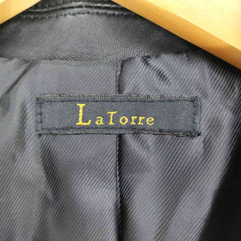 LATORRE レザーテーラードジャケット レディース 9AR