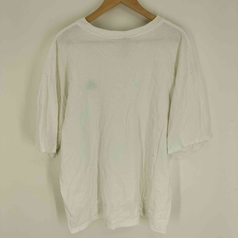 アディダス adidas 90S メキシコ製 パフォーマンスロゴ刺繍 切替し Vネック S/S Tシャツ メンズ import:XL