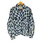 PULL&BEAR チェッカーフラッグ オーバーサイズデニムジャケット メンズ M