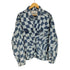 PULL&BEAR チェッカーフラッグ オーバーサイズデニムジャケット メンズ M