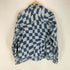 PULL&BEAR チェッカーフラッグ オーバーサイズデニムジャケット メンズ M