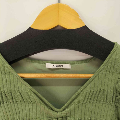 スナイデル snidel 23SS デザインニットワンピース レディース ONE SIZE