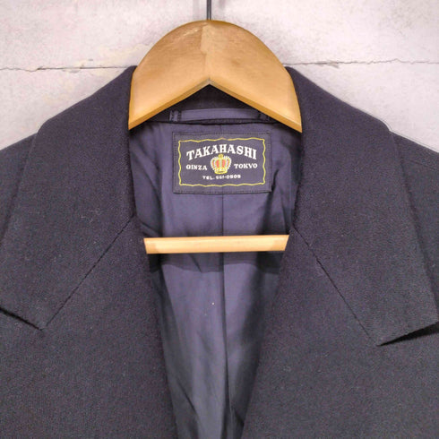 TAKAHASHI 80S JAPAN VINTAGE ウールメルトンダブルチェスターコート メンズ