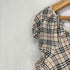 バーバリーブルーレーベル BURBERRY BLUE LABEL ロゴ刺繍 ノヴァチェック ノースリーブ レディース 38