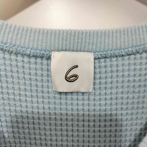 ロクビューティーアンドユースユナイテッドアローズ 6 BEAUTY & YOUTH UNITED ARROWS 22AW THERMAL COLOR STITCH LONG SLEEVE レディース