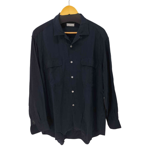 コムデギャルソンオム COMME des GARCONS HOMME 田中オム AD表記無 レーヨン100 オープンカラーシャツ メンズ
