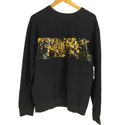 ザラ ZARA スパンコールデザイン スウェット レディース import:L