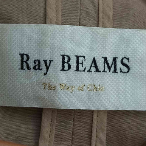レイビームス Ray BEAMS ビスコースリネンビッグトレンチコート レディース