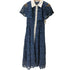 トッコクローゼット tocco closet 配色ケープライクフラワーレースシャツワンピ レディース JPN:M