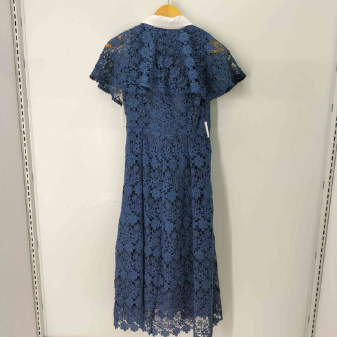 トッコクローゼット tocco closet 配色ケープライクフラワーレースシャツワンピ レディース JPN:M