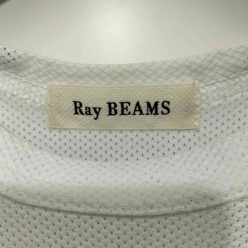 レイビームス Ray BEAMS 25SS メッシュ ナンバーロゴ ビッグ Tシャツ レディース