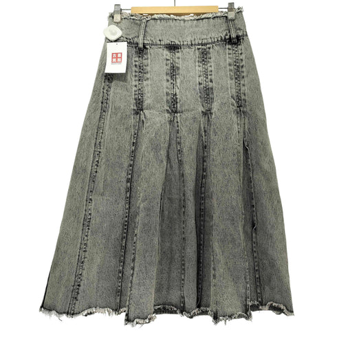 レイビームス Ray BEAMS 25AW デニム タック ミディアム スカート レディース JPN:1