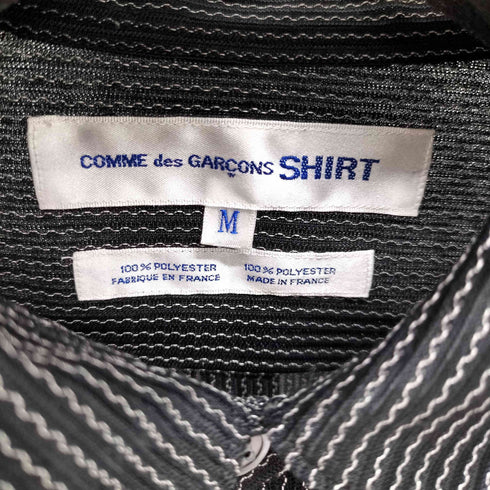 コムデギャルソンシャツ COMME des GARCONS SHIRT 刺繍 シアーシャツ メンズ JPN:M