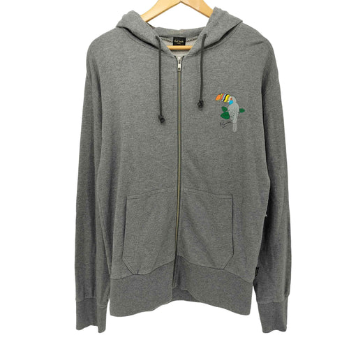ポールスミスジーンズ Paul Smith JEANS トゥカン ロゴ プリント ジップアップ パーカー メンズ import:L