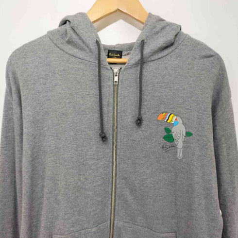 ポールスミスジーンズ Paul Smith JEANS トゥカン ロゴ プリント ジップアップ パーカー メンズ import:L