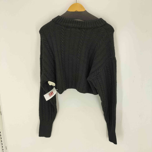アズールバイマウジー AZUL by moussy ショートケーブルニットトップス レディース FREE