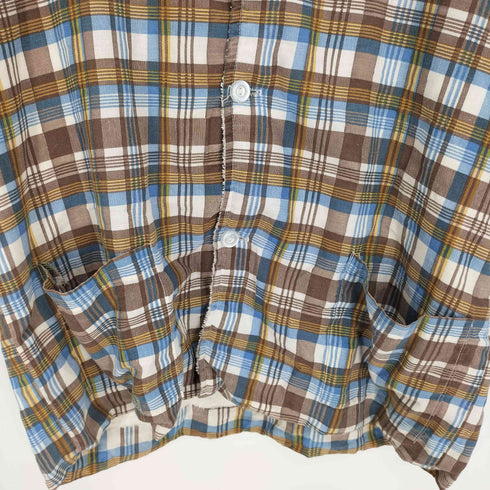 70-80S TREND SETTERS パイル地 S/S ハワイアンシャツ ビーチシャツ メンズ import:M