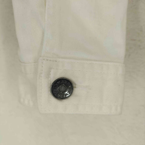 アルマーニエクスチェンジ ARMANI EXCHANGE ストレッチホワイトデニムトラッカージャケット レディース S