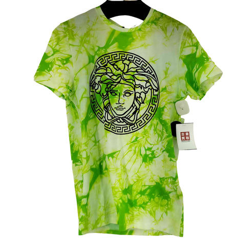 ヴェルサーチ VERSACE メドゥーサプリントタイダイカットソー メンズ 36