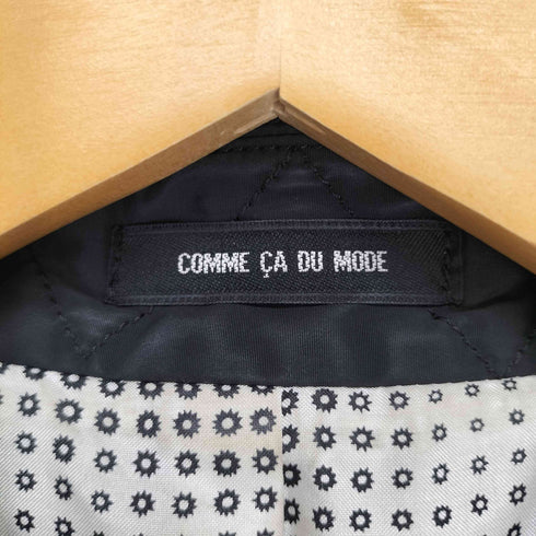コムサデモード COMME CA DU MODE パイピングデザインナイロントレンチコート レディース 9