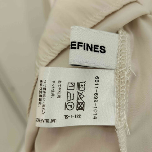 エメルリファインズ EMMEL REFINES EM パウダリータッチサテン ケープ ブラウス レディース
