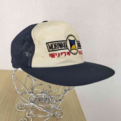80S~ レーシングチームロゴ刺繍メッシュキャップ メンズ FREE