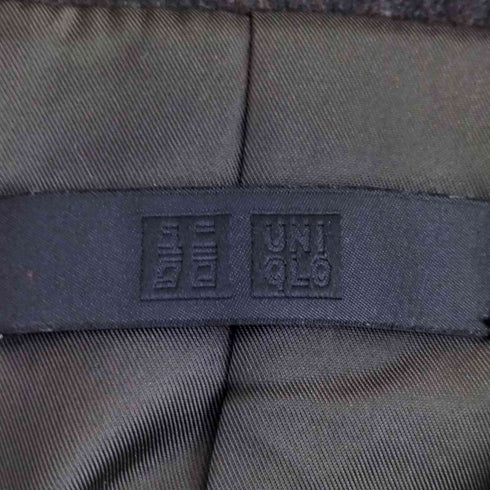 ユニクロ UNIQLO シングルブレストコート(ヘリンボーン) メンズ JPN:L