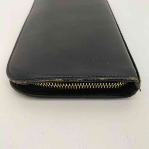 サンローランパリ SAINT LAURENT PARIS ロゴプリント ラウンドファスナー レザーウォレット メンズ