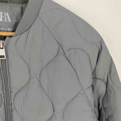 ザラ ZARA サイドスリット ラグランスリーブ キルティングジャケット メンズ 13-14