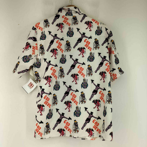 GLOOMY BEAR 総柄 S/S 開襟シャツ メンズ