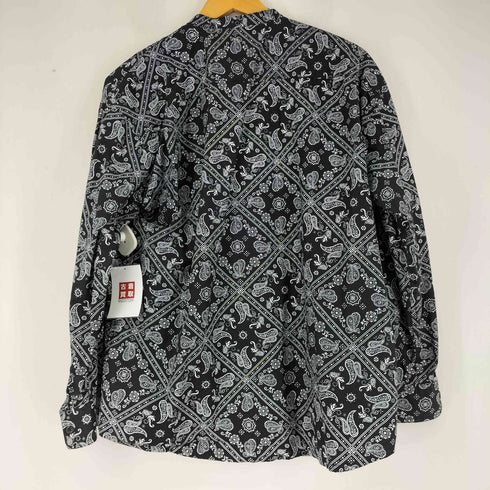 ジャーナルスタンダード JOURNAL STANDARD ペイズリー柄 L/S ノーカラーシャツ メンズ M