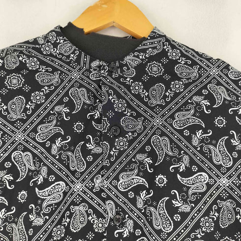 ジャーナルスタンダード JOURNAL STANDARD ペイズリー柄 L/S ノーカラーシャツ メンズ M
