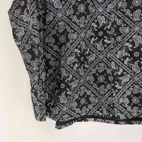 ジャーナルスタンダード JOURNAL STANDARD ペイズリー柄 L/S ノーカラーシャツ メンズ M