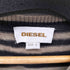 ディーゼル DIESEL Vネック ボーダー ニットベスト メンズ import:L